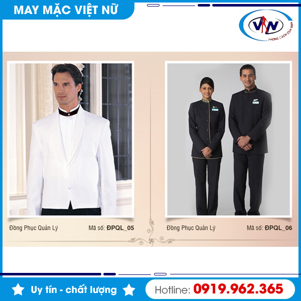 Đồng phục quản lý nhà hàng, khách sạn