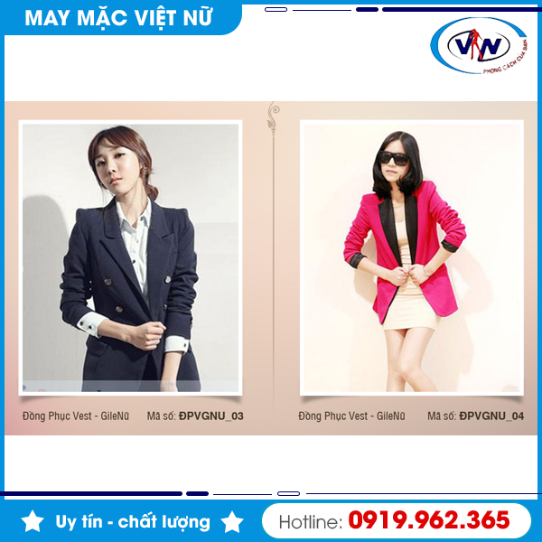 Đồng phục Vest - Gilê nữ
