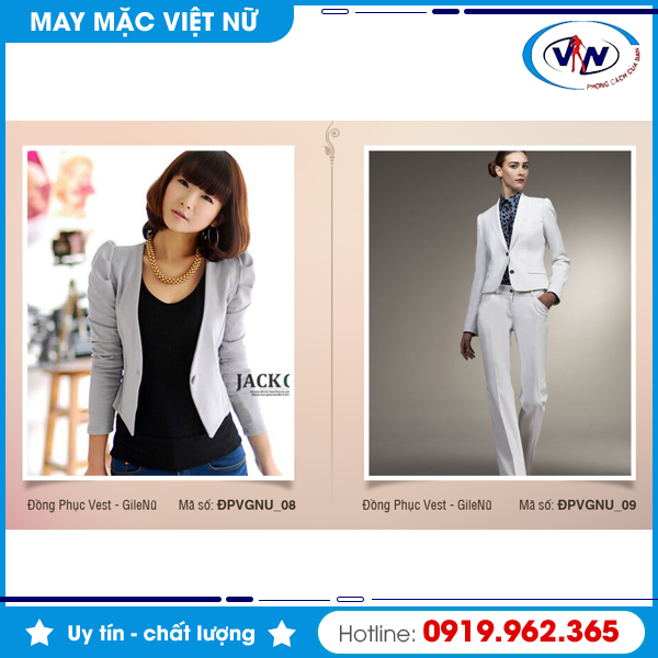Đồng phục Vest - Gilê nữ