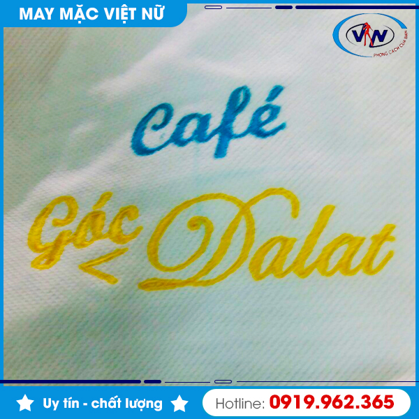 In thêu logo theo yêu cầu